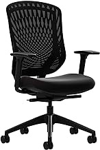 Vari Performance Task Chair (VariDesk) - Ergonomic Desk Chair with Maximum Lumbar Support - Adjustable Computer Chair with Comfortable Mesh Back for Gaming, Home, or Office (Black)