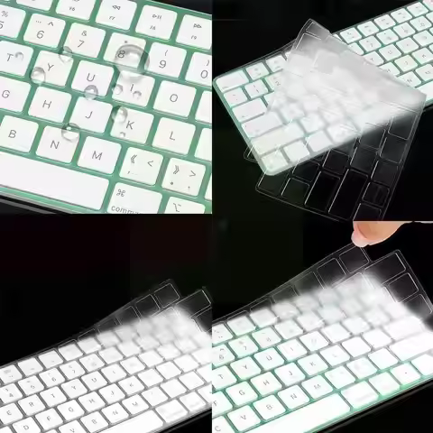 New Keyboard Cover for Apple Imac 24inch Wireless Magic Keyboard Wireless Numeric Silicone Eu Us Uk 