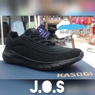 BBF117- KASOGI ANTHONY -- Sepatu Sneakers Hitam Kasogi