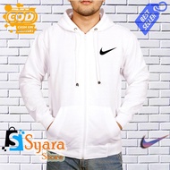 HITAM Syara Store / Black Nike_Ceklis Zipper Jacket / Zippered Distro Jacket / Zipper Jacket / Distr