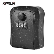 KIPRUN Key Lock Box,  4-Digit Combination Waterproof Portable Key Storage Lock box Wall Mount 5 Key 