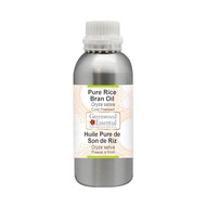 Greenwood Essential Pure Rice Bran Oil (Oryza Sativa) Cold Pressed 1250ml (42 oz)