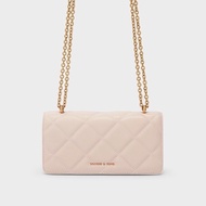 CNK 2022 Charles and Keith Wallet Women Mini Chain Sling Bag Long Wallet Straddle Purse Shoulder Bag