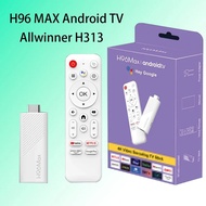 H96 MAX Allwinner H313 TV Stick with 2.4G 4K 3D HDR Remote 14 BT5.0 Quad Core Home Media Player Voic