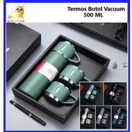 Termos Sultan Vacuum Flask Set / Botol Minum Cangkir Premium 500 ML Panas Dingin NEW MY BOTTLE TAHAN