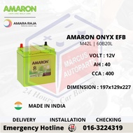 AMARON ONYX EFB M42L | 60B20L AUTOMOTIVE CAR BATTERY