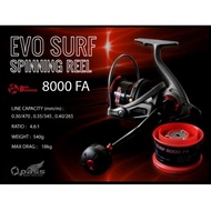 Opass 8000 fa evo surf spinning fishing reel mesin pantai