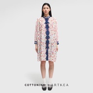 COTTONINK x Artkea - Dress Wanita Navy Noth