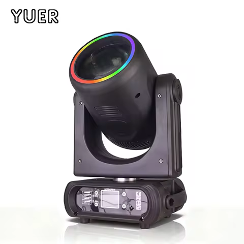 Yuer 250W LED Moving Head Light With Beam+Spot+Frost+Focusing+Rainbow 12+6 Rotating Prism Effect Sta