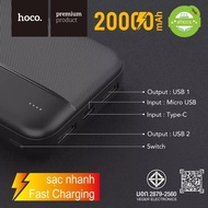 Hoco HK19 แบตสำรอง ความจุ20000mAh Ultra Thin Powerbank Anker Portable Charger, 325 Power Bank (PowerCore Essential 20K) 20000mAh Battery Pack with PowerIQ Technology and USB-C (Recharge Only) for iPhone, Samsung Galaxy, and More