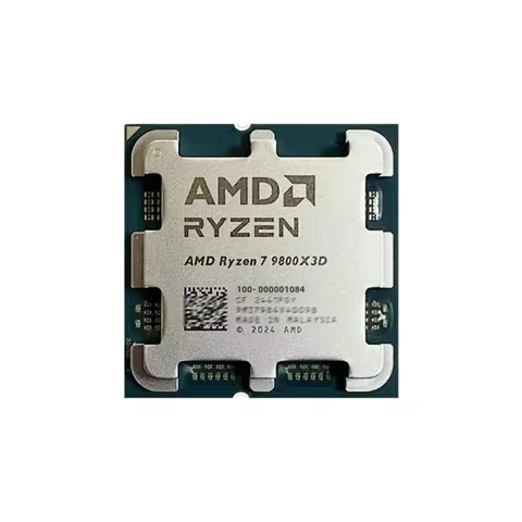 【Brand+】AMD R7 9800X3D Ryzen™ 7 9800X3D New Processor , 8C/16T 120W up to 5.2 GHz, L3=96M Socket AM5