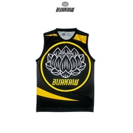 Buakaw Gallery White Lotus Sleeveless Shirt Model Number One