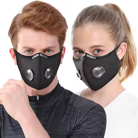 Riding Protective Face Mask Sports Mask Filter Sheet Dust-proof and Warm Face Mask Protective Lens D