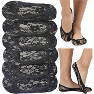 Kiara Invisible Lace Socks Hidden Shocks Flat Shoes Woman Laces Women's Lace Socks