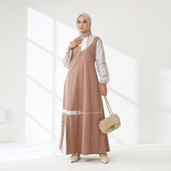 GAMIS KEKINIAN BY RAUNA RGD 72 SIMPLE ELEGAN BAHAN COTTON YERN DYED