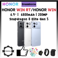 【2026new】HONOR WIN /HONOR WIN RT 6.83'' 10000mAh Snapdragon 8 Elite AMOLED IP68/IP69K+FREE GIFTS