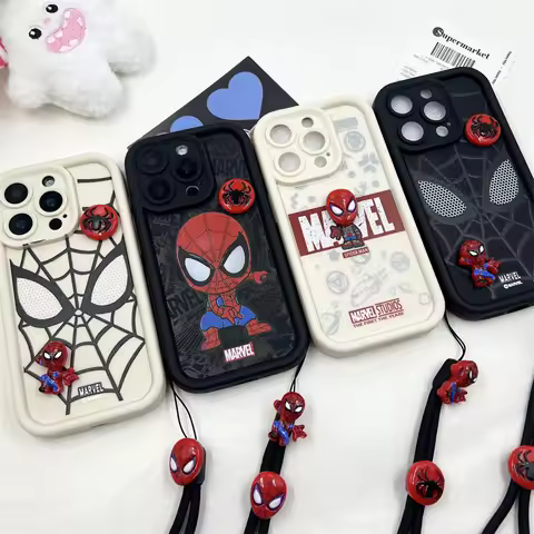 3D Marvel Spider Man Phone Case For Xiaomi Poco M7 M6 Plus M5S M4 Pro M3 M2 F6 F5 F4 F3 Cartoon With