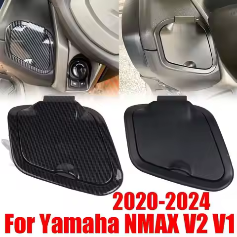 Motorcycle Side Pocket Cover Lid ABS Wear Resistant For Yamaha NMAX125 NMAX155 NMAX V1 V2 2020 - 202
