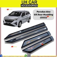 PERODUA ALZA 2022 SIDE DOOR MOULDING LINING GARNISH TRIM CHROME