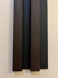 9ft/10ft Fluted Wall Panel - Premium Wood texture Waterproof PS and WPC DIY Wainscoting