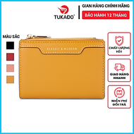 Ví Ngắn Nữ Mini Cầm Tay Thời Trang TAILIAN Nhỏ Gọn Cute Dễ Thương Da Mềm Cao Cấp Nhiều Ngăn TL32