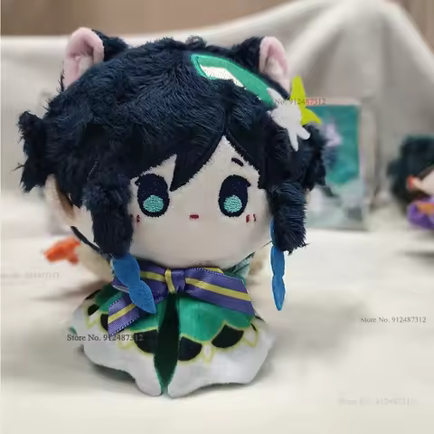 12cm Game Impact Plush Venti Xiao Arataki Itto Tartaglia HuTao Kazuha Albedo Raiden Shogun Dolls Pen