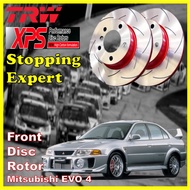 Mitsubishi EVO 3 & 4 TRW XPS Disc Rotor Slotted / Pemutar Cakera Kereta Berprestasi Tinggi