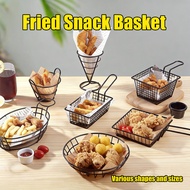 fries basket round tableware fries tray french fries holder fries plate