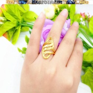 916 gold female models gold ring gold live mouth adjustable gold ring jewelry in stock