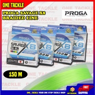 Proga savage x8 braided line tali pancing 150 meter