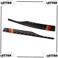 LET Car Non-Collision Strips Decal, 4.33x0.59in Carbon Fiber Rearview Mirror Protector Sticker, Universal Strips Black Auto Decorations Stickers for 2PCS for Car Rearview Mirror