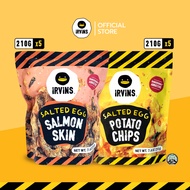 IRVINS Classic Party Set ชุดปาร์ตี้ออริจินอลไข่เค็ม (หนังปลาทอดกรอบมันฝรั่งทอดกรอบหนังปลาแซลมอนทอดกร