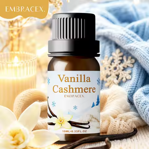 10ml Vanilla Cashmere Fragrance Oil Winter Fragrance Oil Warm Scent Odor Eliminating Fragrance Candl
