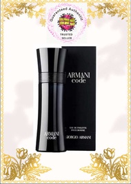 Giorgio Armani Code Pour Homme EDT 75ml/125ml for Men (Tester with Cap) - BNIB Perfume/Fragrance