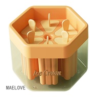6 Cavities Ice Cream Mold Reusable Popsicle Molds Ice Pop Molds Maker Easy Release Durable Ice Cube Tray Ice Cube Maker
