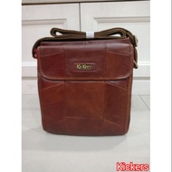 Kickers Leather Sling Bag