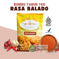Bumbu Tabur Balado 1kg BUMUNA / Premium Bubuk Tabur Bumbu Keripik Cemilan Snack Pusat Bumbu