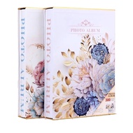 4R Photo Album 300 Pictures 4x6  Album Book for 6inch Photo 300pcs With Storage Box Flower Pattern