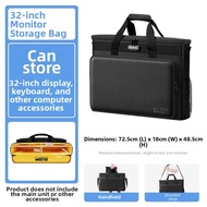 JIYAN2866 Large Capacity Computer Monitor Storage Bag Shockproof Wear Resistant 25/32 inch Screen Ca
