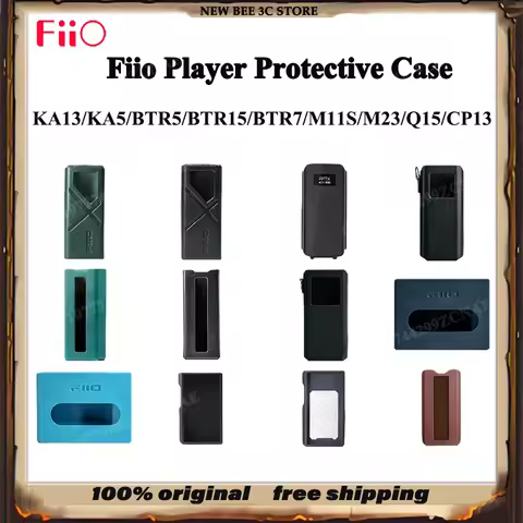 100% Original Fiio Protective Case PU Suit For KA13 KA5 JM21 M21 M23 BTR5 BTR15 BTR7 M11S Q15 CP13 Q