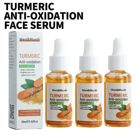 Turmeric Face Whitening Dark Spot Corrector Anti-oxidation Serum Turmeric Dark Spot Corrector Serum