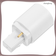 💡 G24d to E27 Light Socket Adapter Copper Nickel Plated for Home Use White