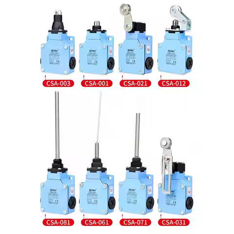 CSA Travel Switch CSA-012/001/003/021/031/061/071/081 Limit Switch Self-Resetting IP66 Sterling Silv