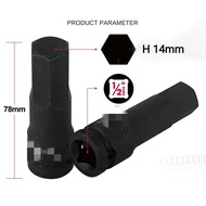 CR-MO Steel 1/2" DR Drive Impact Hex allen Key H14mm