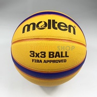 (ของแท้ 100%) ลูกบาส ลูกบาสเกตบอล Streetball Molten 3x3 มี มอก เล่น streetball น้ำหนัก สัมผัส มาตรฐา
