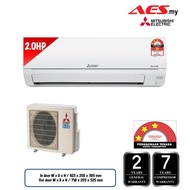 JB INSTALL - MITSUBISHI MS-JR18VF JR SERIES 2.0HP Non-Inverter Aircond R32 Air Conditioner