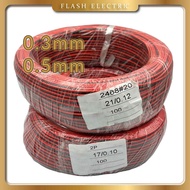 OXY Small double wire with anti-oxidation galvanized copper core 0.3mm (22 AWG) | 0.5mm (20 AWG) [so
