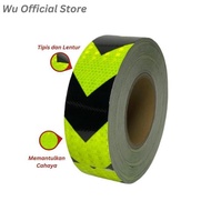 MATA CAHAYA Arrow Pemantul LIGHT REFLECTOR STICKER WITH Arrow CAT EYE Motif
