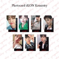 [READY / SET] IKON KEMISTRY IKNN PHOTOCARD FAN MADE UNOFFICIAL YANGPASHOP BI BOBBY JINHWAN