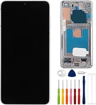 E-yiiviil OLED Digital Display Compatible with Samsung Galaxy S21+ S21 Plus SM-G996B SM-G996U 6.7" L